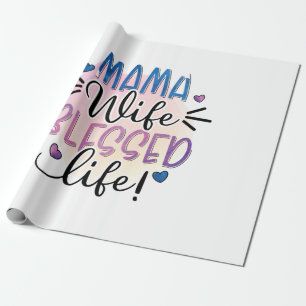 Mor Gift Mamma Maka Blankt liv Presentpapper