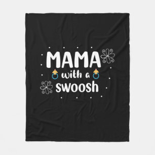 Mor Gift Mamma med svepande Fleecefilt
