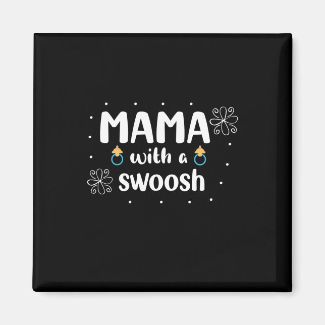 Mor Gift Mamma med svepande Magnet (Framsidan)