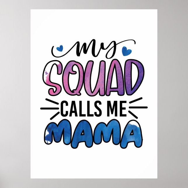 Mor Gift mitt torget kallar mig Mamma Poster (Framsidan)