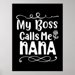 Mor Gift My Chef kallar mig Nana Poster