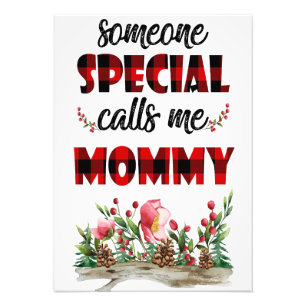 Mor Gift någon Speciell kallar mig Mamma Fototryck