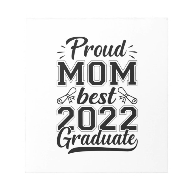 Mor Gift Proud Mamma Best 2022 Student Anteckningsblock (Framsida)