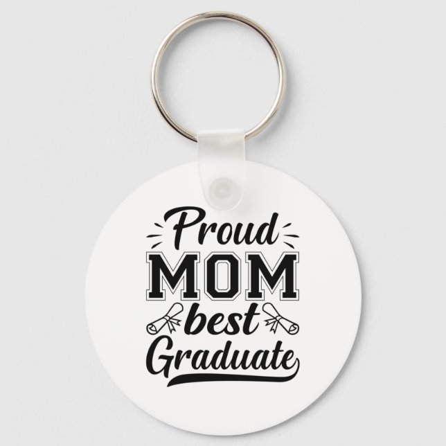 Mor Gift Proud Mamma Best Student Nyckelring (Framsida)