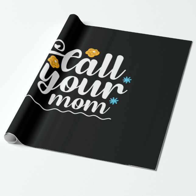 Mor Gift ringa Mamma Presentpapper (Utrullad)