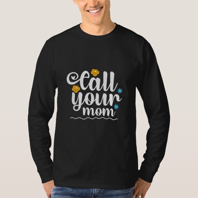 Mor Gift ringa Mamma T Shirt (Framsida)