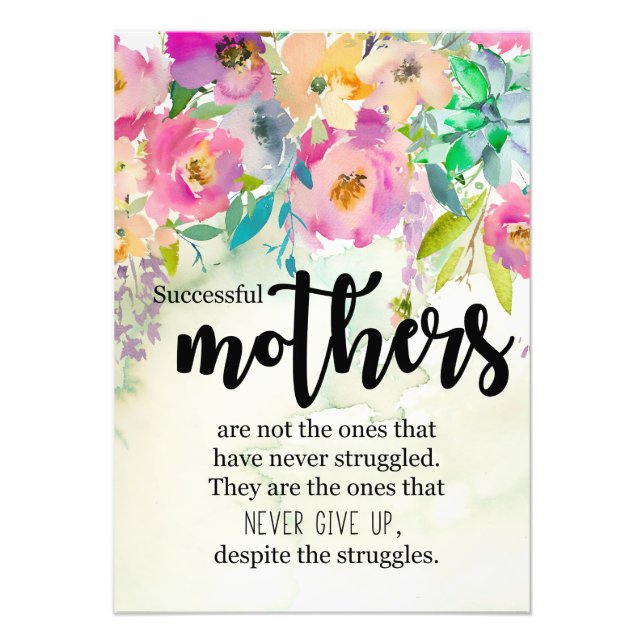 Mor Gift Succesful Mammor Fototryck (Framsidan)