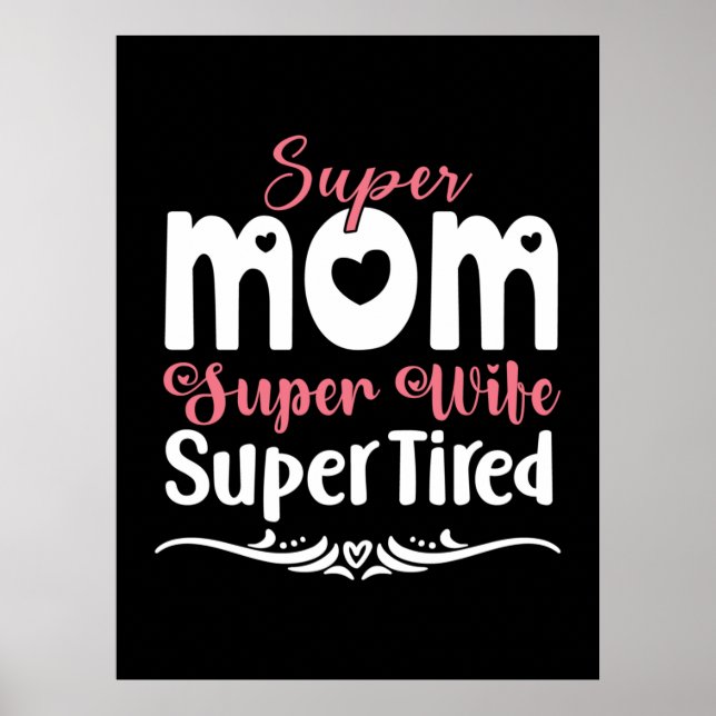 Mor Gift Toppen Toppen Maka från Mamma Poster (Framsidan)