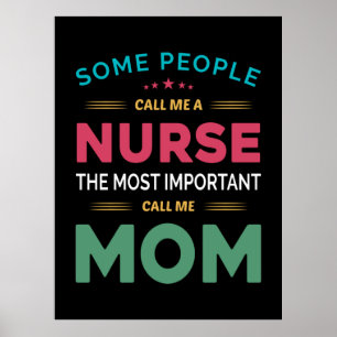 Mor Gift.. Vissa kallar mig Nurse Mamma Poster