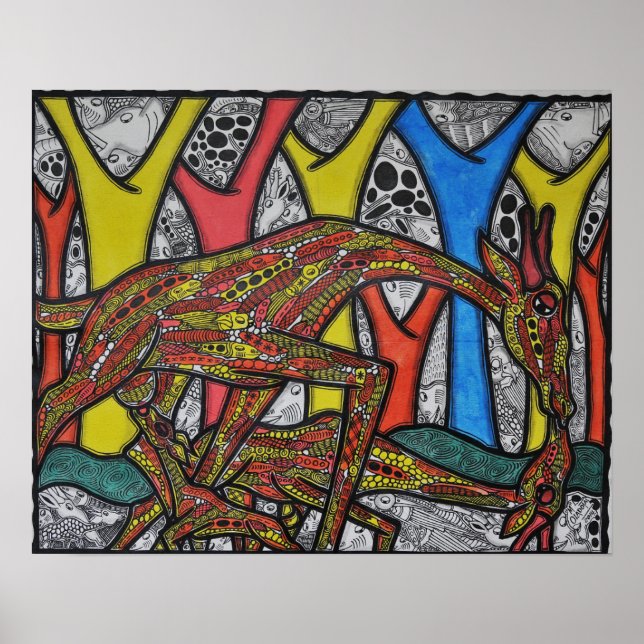 Mor Giraffe Poster (Framsidan)