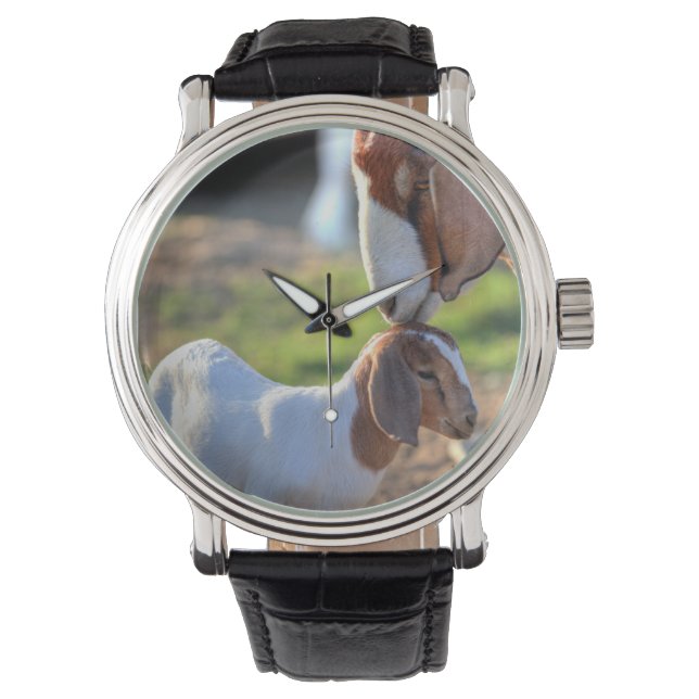 Mor Goat & Baby Armbandsur (Framsida)