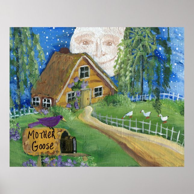 Mor Goose Childrens Poster (Framsidan)