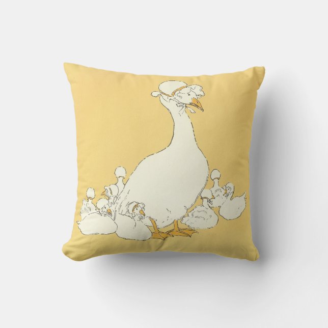 Mor Goose & Hennes Little Ones - Pillow Kudde (Framsida)
