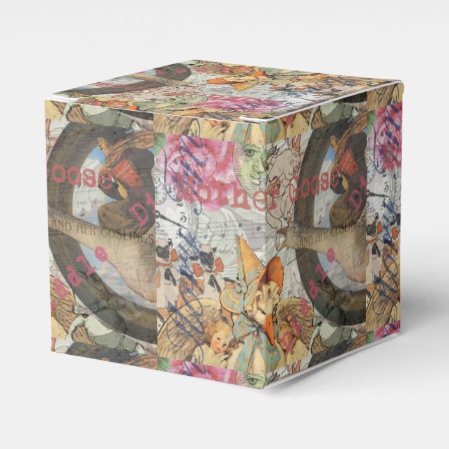 Mor Goose Nursery Rhyme Fairy Tale Presentaskar (Framsidan Sidan)