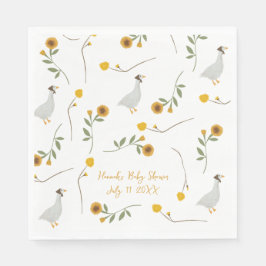 Mor Goose Nursery Rhyme Solros Pappersservett