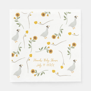 Mor Goose Nursery Rhyme Solros Pappersservett