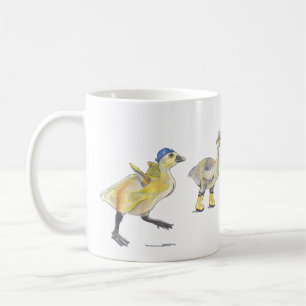 Mor Goose och fyra professioneller gässlingar Kaffemugg