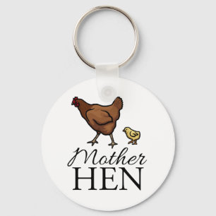 Mor Hen Nyckelring