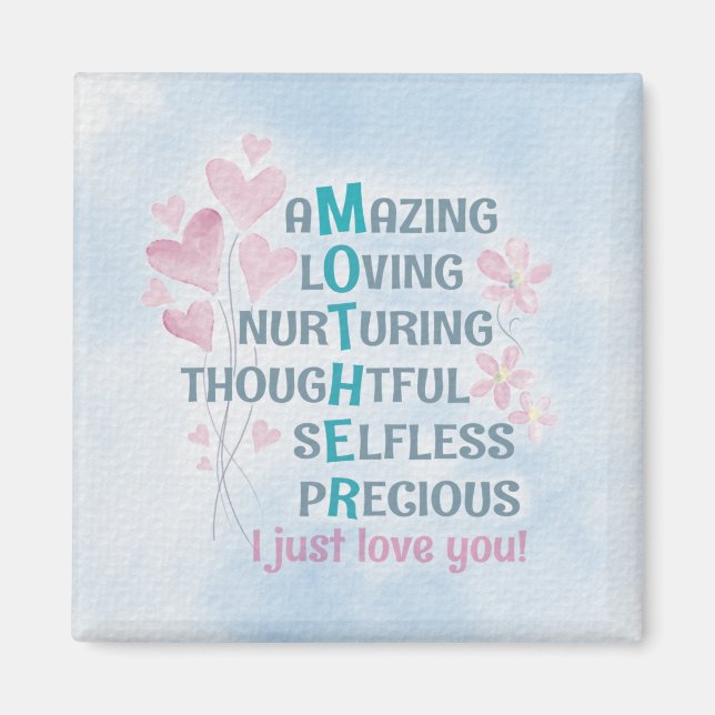 Mor hjärta magnet (Framsidan)