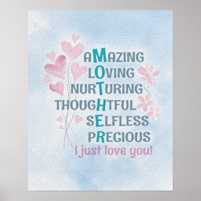 Mor hjärta poster (Framsidan)