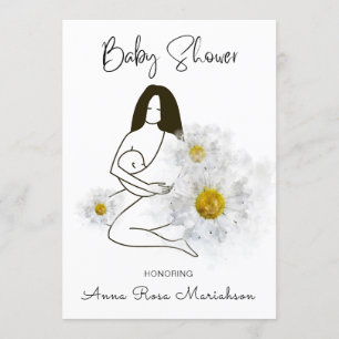 *~* Mor Holding Baby Daisy Blommbarnsskor Inbjudningar