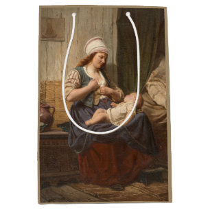Mor Holding Her Child (av Rudolf Jordan)
