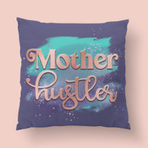 Mor Hustler Trendig Ro Guld Mamma Typografi över