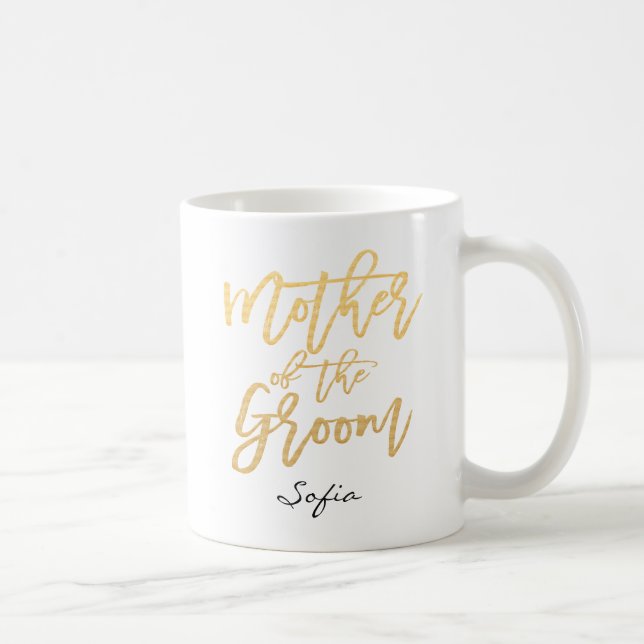 Mor i Anpassningsbarna Groom Lettering Kaffemugg (Höger)