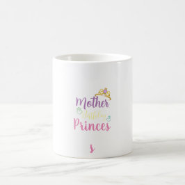Mor i Birthday Princess Tiara Customized Färg Kaffemugg