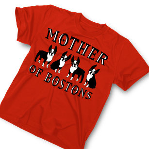 Mor i Boston Terriers Funny T-Shirt