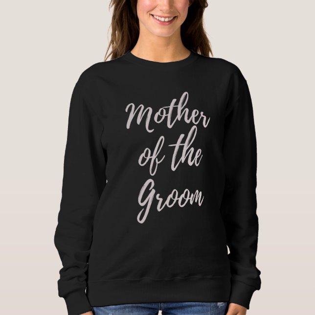 Mor i Bröllopsdagen Mamma Ide av groommatchningen T Shirt (Framsida)
