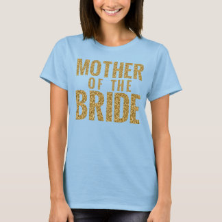 Mor i Bron Simulated Guld Glitter Block T-shirt