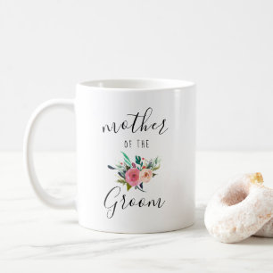 Mor i Chicen Groom Bröllop Gift Boho Blommigt  Kaffemugg
