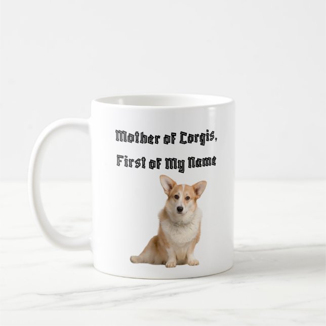 Mor i Corgis, första Namn Kaffemugg (Vänster)