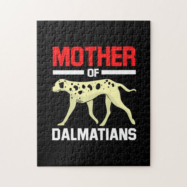 Mor i Dalmatiens Hund Pussel (Vertikal)