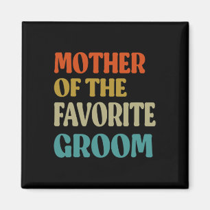 Mor i den gynnade Groom Bröllop Mamma Funny Gro Magnet