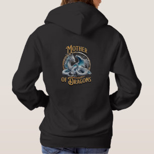 Mor i Dragons Mamma och Baby Dragon T Shirt