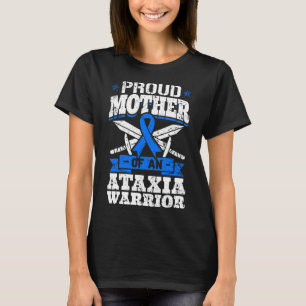 Mor i en Ataxi Warrior Awareness Ribbon Dysta T Shirt