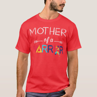 Mor i en krigare Autism lustig T Shirt