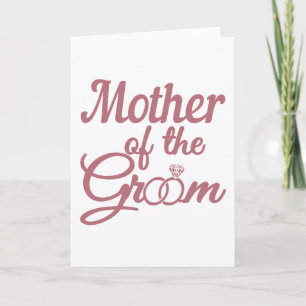 Mor i familjen Groom Bröllop Kort