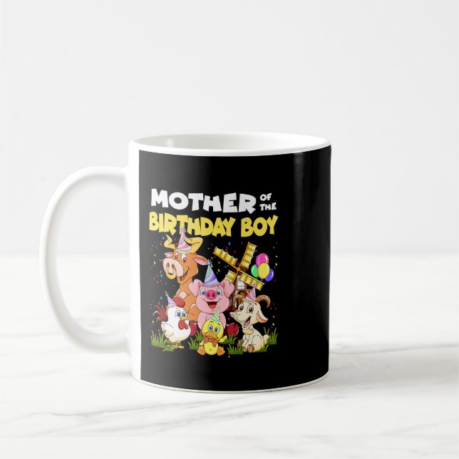 Mor i födelsedagen Boskap Kaffemugg (Vänster)