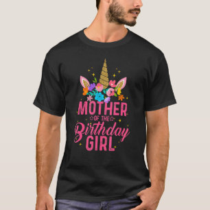 Mor i Födelsedagsfesten Birthday Girl Unicorn T Shirt