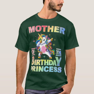 Mor i födelsedagspaktusen Dabbing Unicorn Gi T Shirt