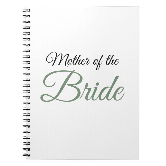 Mor i Grönten Bride Script Anteckningsbok (Framsidan)