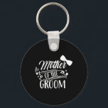 Mor i Groom Bachelor-Bröllopsfesten Ord Nyckelring<br><div class="desc">Mor i Groom Bachelor-Bröllopsfesten Ord Mamma Mamma 3</div>