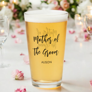 Mor i Groom Bridesmaid Bröllop Glaskopp