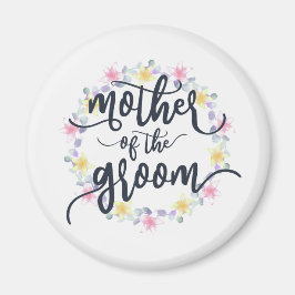 Mor i Groom Bröllop Calligraphy | Magnet