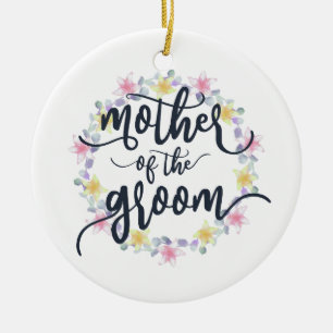 Mor i Groom Bröllop Calligraphy Ornament