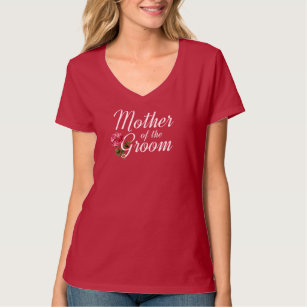 Mor i Groom Bröllop Calligraphy  T-Shirt