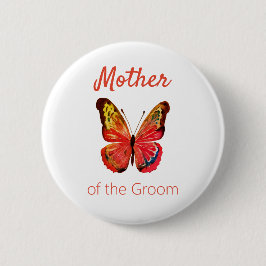 Mor i Groom Butterfly Butterfly Button Knapp